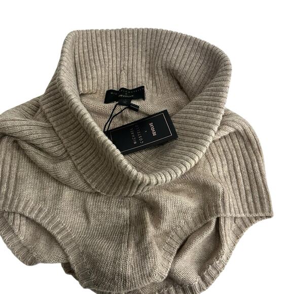 Michael Costello x Revolve Ribbed Wool Knit High-Waist Brief underwear Size S - Picture 3 of 14